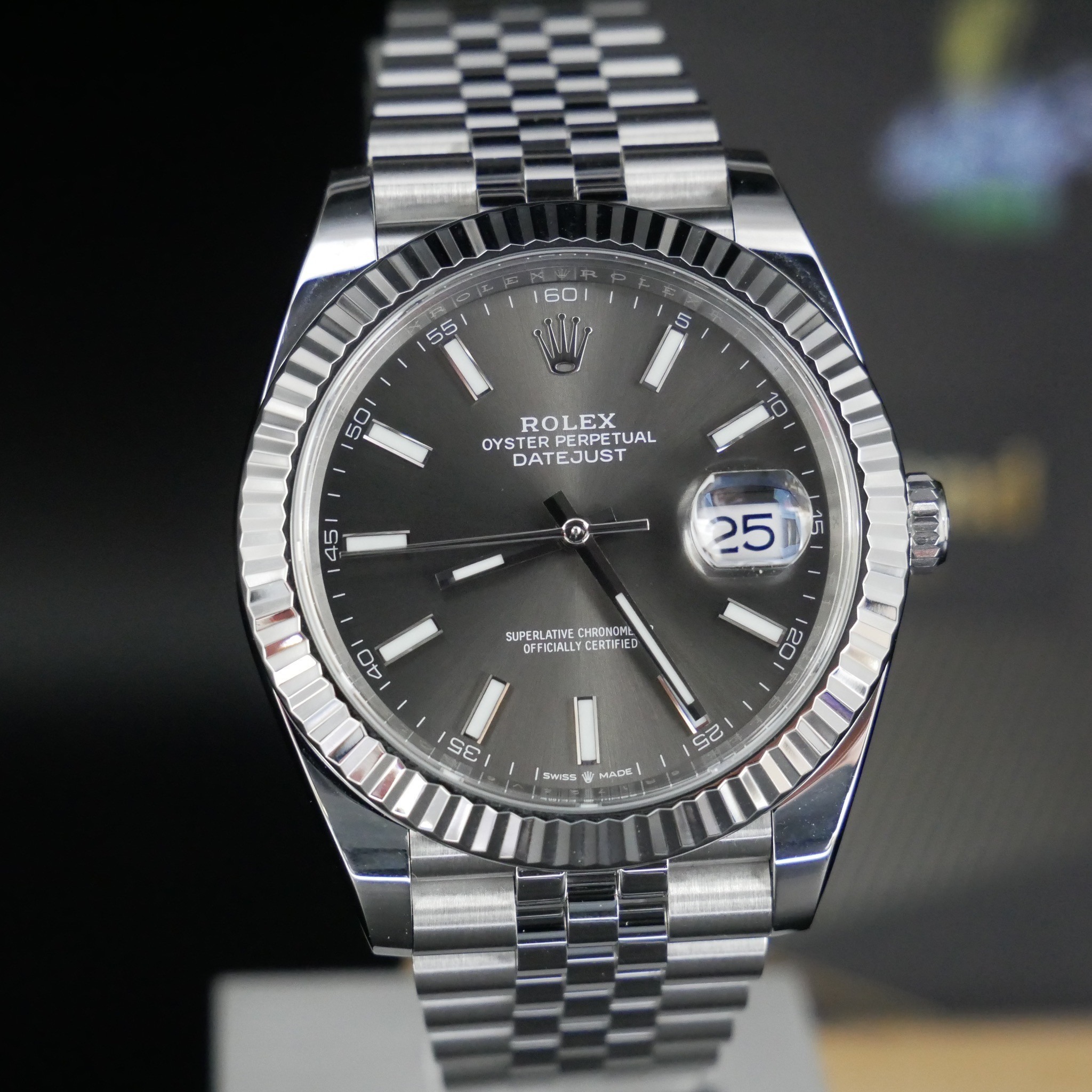 imgi_21_f47b1f6609049db79678efb171905d28 Datejust 紳士銀五珠\三板可訂製 - 图片 1