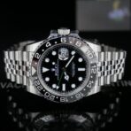 GMT-Master ll 皮蛋黑灰圈五珠\三板可訂製 - 图片 3