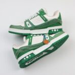 Louis Vuitton LV Trainer rhinestone sneakers with original perfect last shape. - 图片 7