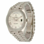Rolex Day-Date 40 228239 EW Stainless Steel White Gold Dial Oyster Replica - 图片 2