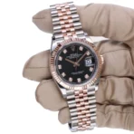 Rolex Datejust 126231, 36mm – Everose Gold Fluted Bezel, Slate Motif Dial with Diamond - 图片 2