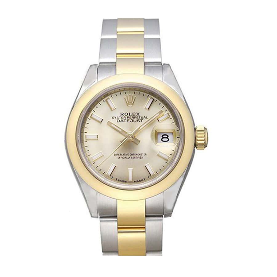 rolex-datejust-279163-steel-yellow-gold-automatic-silver-dial-replica.jpg Lady Datejust 28mm Replica - 图片 1