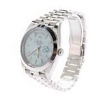 Rolex Day Date Ice Blue Baguette Dial Platinum Presidential 228206 Replica - 图片 2