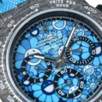 Rolex Daytona Cosmograph Blue Sun Flower Pattern Dial Replica - 图片 3