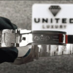 Rolex Datejust White Gold Blue Dial Iced Out 126300 Replica - 图片 4