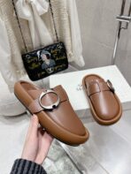 McQueen 25SS early spring new style platform thick-soled Birkenstock clogs and slip-on mules. - 图片 6