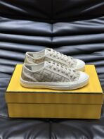 Fendi couple's low-top canvas shoes. - 图片 5