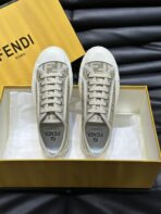 Fendi couple's low-top canvas shoes. - 图片 6