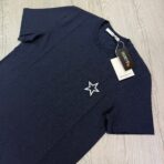 Givenchy Men’s Dark Navy 1 Stat Logo T-shirt - Small Slim - 图片 3