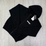 Givenchy Men’s Black Zip-up World Tour Hoodie