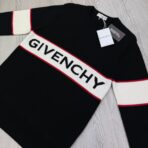 Givenchy Men’s Logo Stripe Crewneck Black Jumper - 图片 7