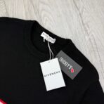 Givenchy Men’s Logo Stripe Crewneck Black Jumper - 图片 2