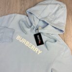 Burberry Men’s Baby Blue Pullover Hoodie - 图片 2