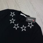 Givenchy Men’s Black Star Collar Slim T-shirt - 图片 2
