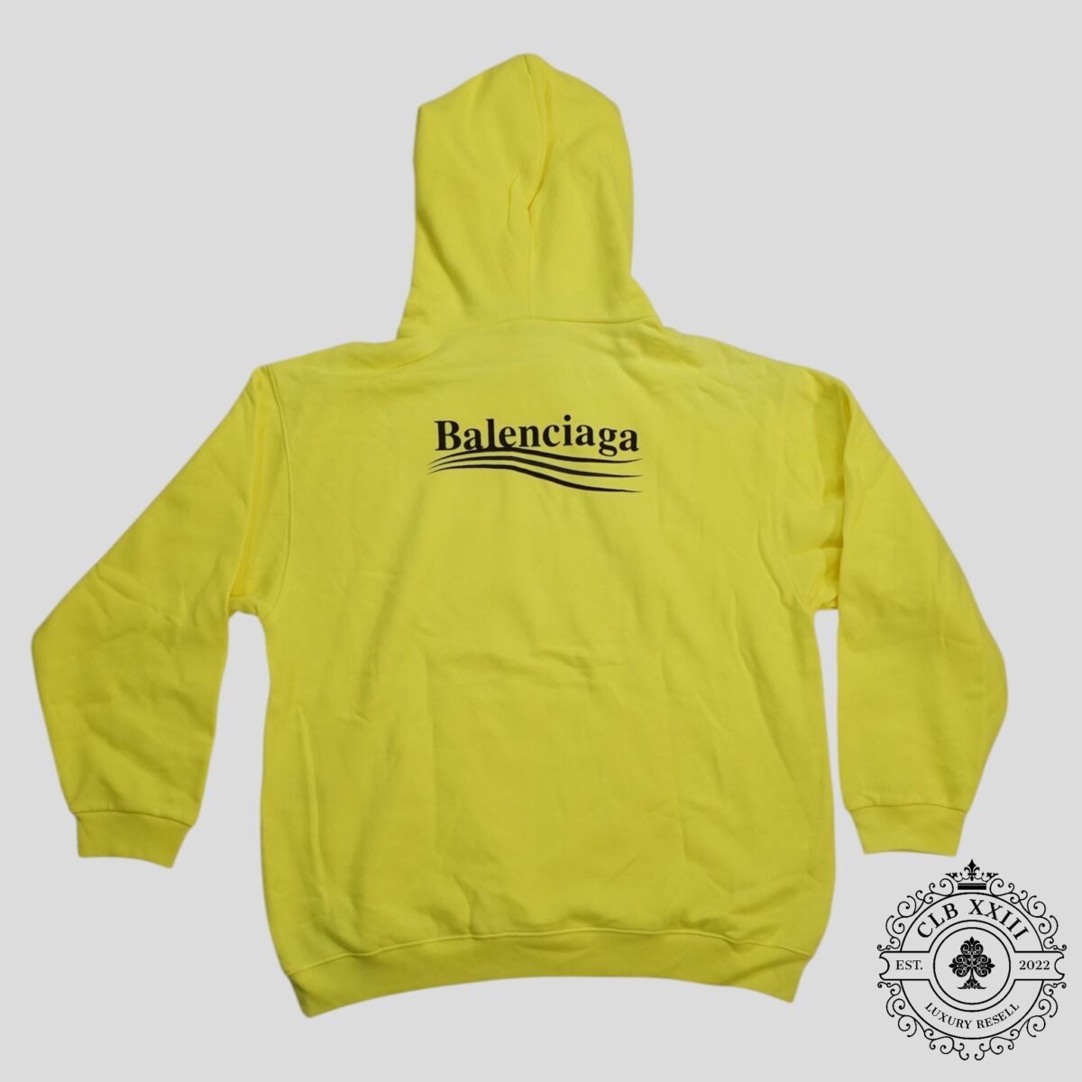 Balenciaga Campaign Hoodie in Neon Green - 图片 3