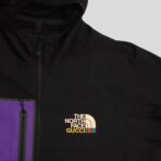 Gucci X The North Face Fleece Pullover Jacket in Black/Purple - 图片 2