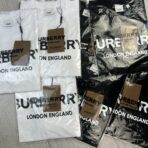 Burberry Men’s White Short-sleeve Oversized T-shirt - 图片 5