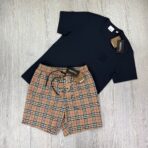 Burberry Men’s T-shirt & Swim Shorts Set - Small