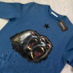 Givenchy Men’s Monkey Brothers Logo Black Crewneck Jumper - 图片 2