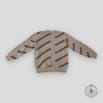 Balenciaga All Over Logo Sweater in Beige - 图片 2