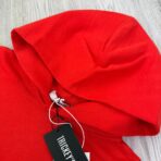 Givenchy Men’s Red Cracked Logo Pullover Hoodie - 图片 5