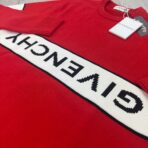 Givenchy Men’s Red Knitted Crewneck With Upside Down Logo - 图片 4