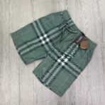 Burberry Men’s Khaki Check Swim Shorts - XXL