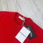 Givenchy Men’s Red Knitted Crewneck With Upside Down Logo - 图片 7