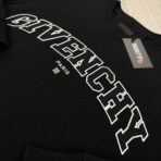 Givenchy Men’s Black Crewneck Jumper Embroidered Logo - XL - 图片 5