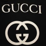 Gucci Interlocking G Oversized Hoodie in Black - 图片 2