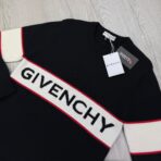 Givenchy Men’s Logo Stripe Crewneck Black Jumper - 图片 4