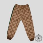 Gucci Jumbo Jacquard Track Pants in Brown
