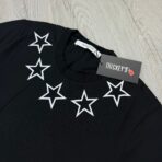 Givenchy Men’s Black Star Collar Slim T-shirt - 图片 3