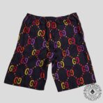 Gucci Jumbo GG Silk Shorts in Blue - 图片 2