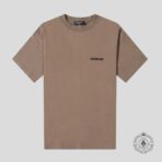 Balenciaga Embroidered T-Shirt in Light Brown