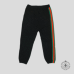 Gucci X The North Face Webbing Trimmed Sweatpants in Black