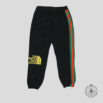 Gucci X The North Face Webbing Trimmed Sweatpants in Black - 图片 2