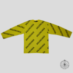 Balenciaga All Over Knit Crewneck in Yellow