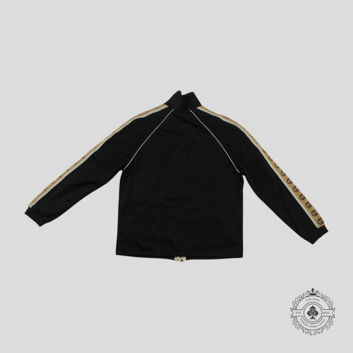Gucci Interlocking G Jacquard Webbing Technical Track Jacket in Black - 图片 2