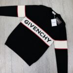 Givenchy Men’s Logo Stripe Crewneck Black Jumper - 图片 6