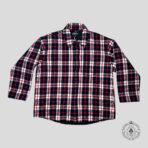 Balenciaga Plaid Quilted Jacket in Black/Red/White