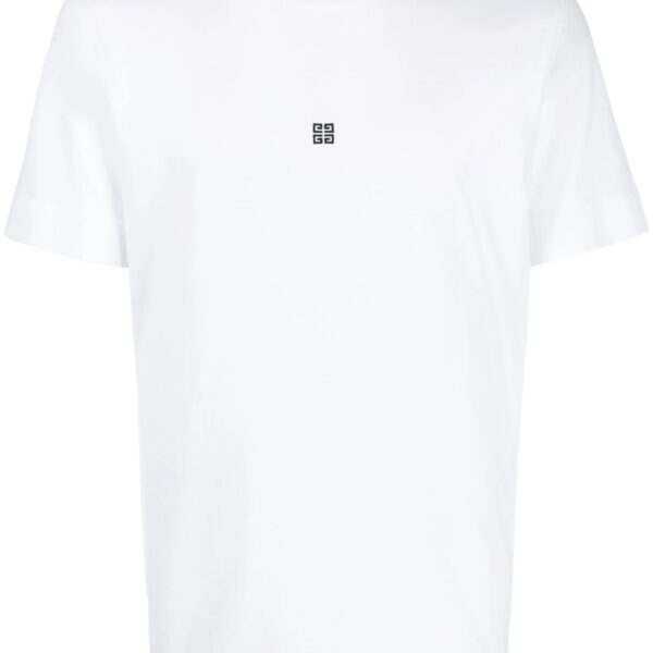 Givenchy Small 4G Embroidered Logo T-Shirt in White