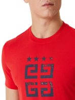 Givenchy 4G Stars Slim Fit T-Shirt in Red - 图片 5