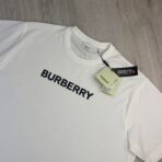 Burberry Men’s White Oversized T-shirt - 图片 4