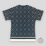 LOUIS VUITTON STRIPE ACCENT MONOGRAM T-SHIRT - DARK NAVY - 图片 2