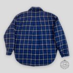 BALENCIAGA FLANNEL PADDED JACKET - BLUE - 图片 2