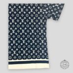 LOUIS VUITTON STRIPE ACCENT MONOGRAM T-SHIRT - DARK NAVY - 图片 3