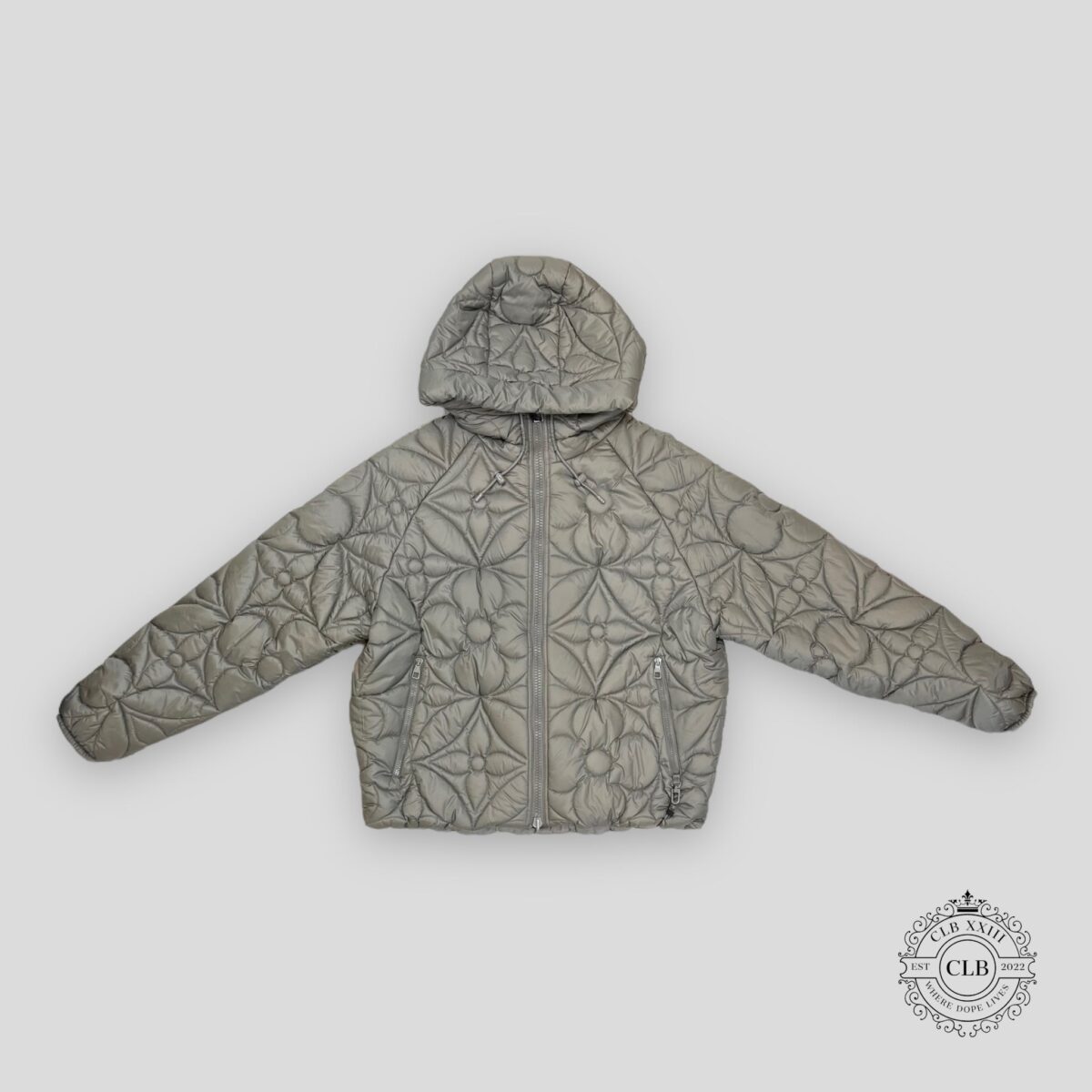 LOUIS VUITTON REVERSIBLE MONOGRAM PUFFER JACKET - GREY - 图片 1