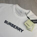 Burberry Men’s White Oversized T-shirt - 图片 5