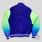 LOUIS VUITTON TAURILLON ILLUSION VARSITY JACKET - BLUE - 图片 2